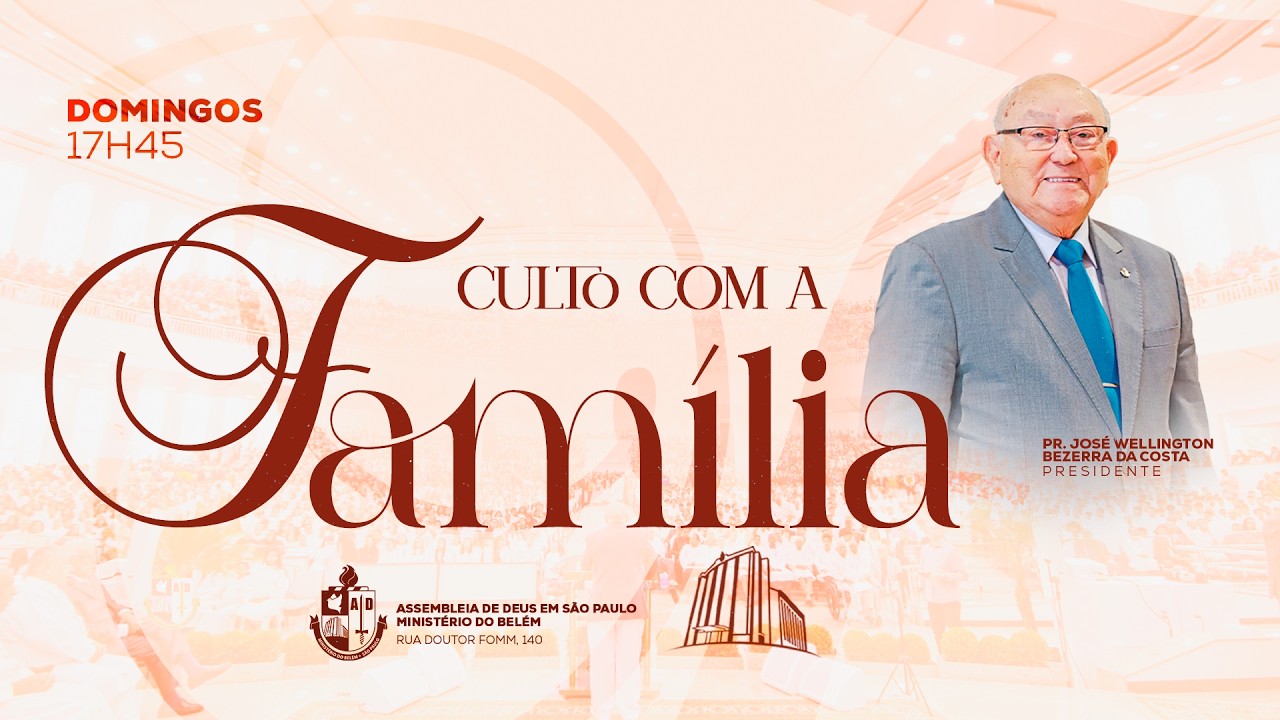 CULTO DA FAMÍLIA | 05/07/2026 | TV AD BELÉM
