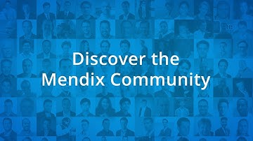 Discover the Mendix Community