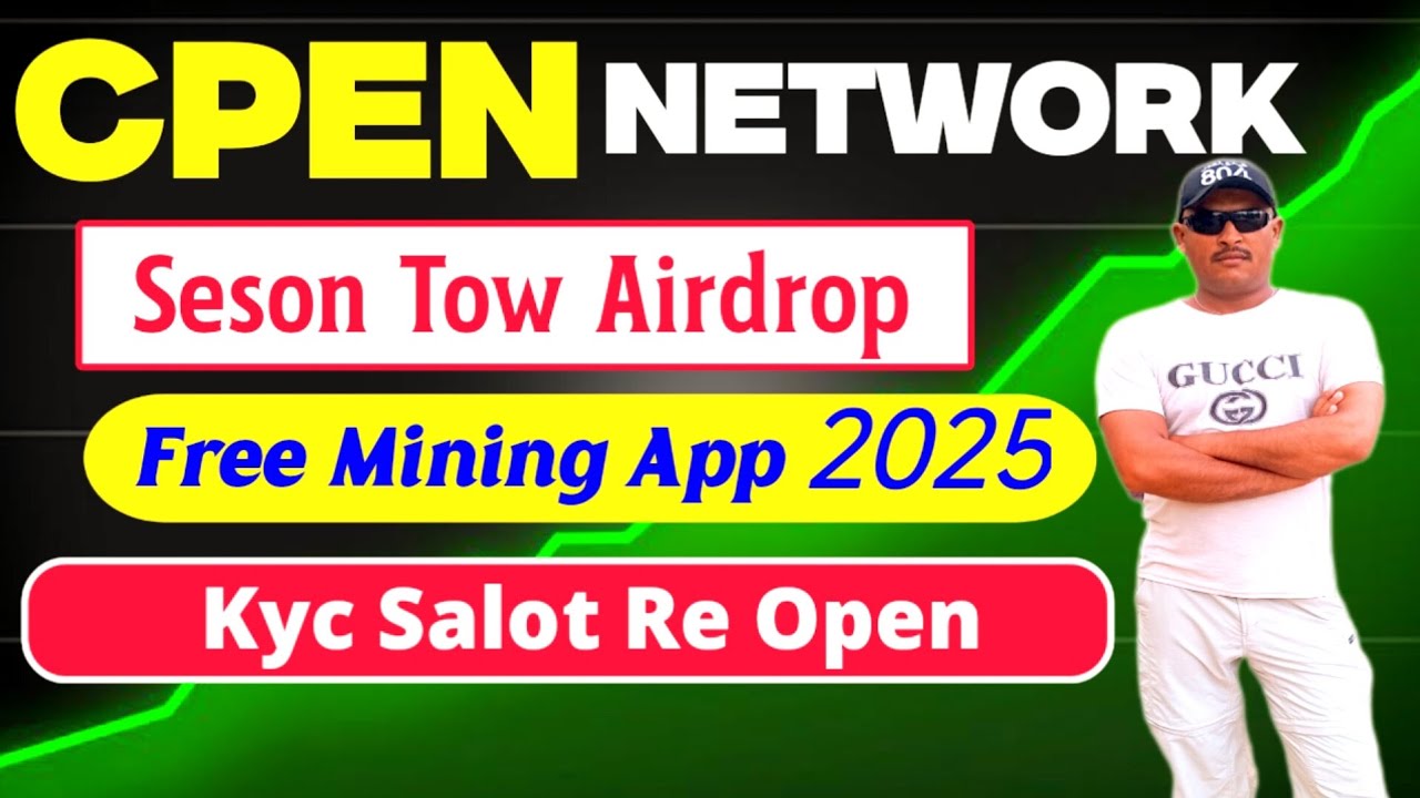 CPEN NETWORK SESON TOW AIRDROP || FREE MINING APP || CPEN AIRDROP || ONLINE EARNING AP ||