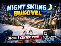 Night Skiing Bukovel  | Slope 1 Center Run | GoPro Ski POV 2026