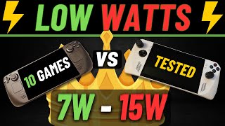 LOW Watts | ROG vs Steam Deck