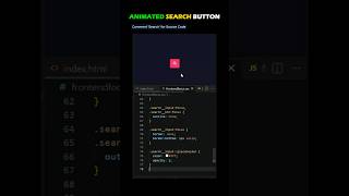 Animated Expanding Search Bar with HTML, CSS & jQuery 🔥 #Shorts
