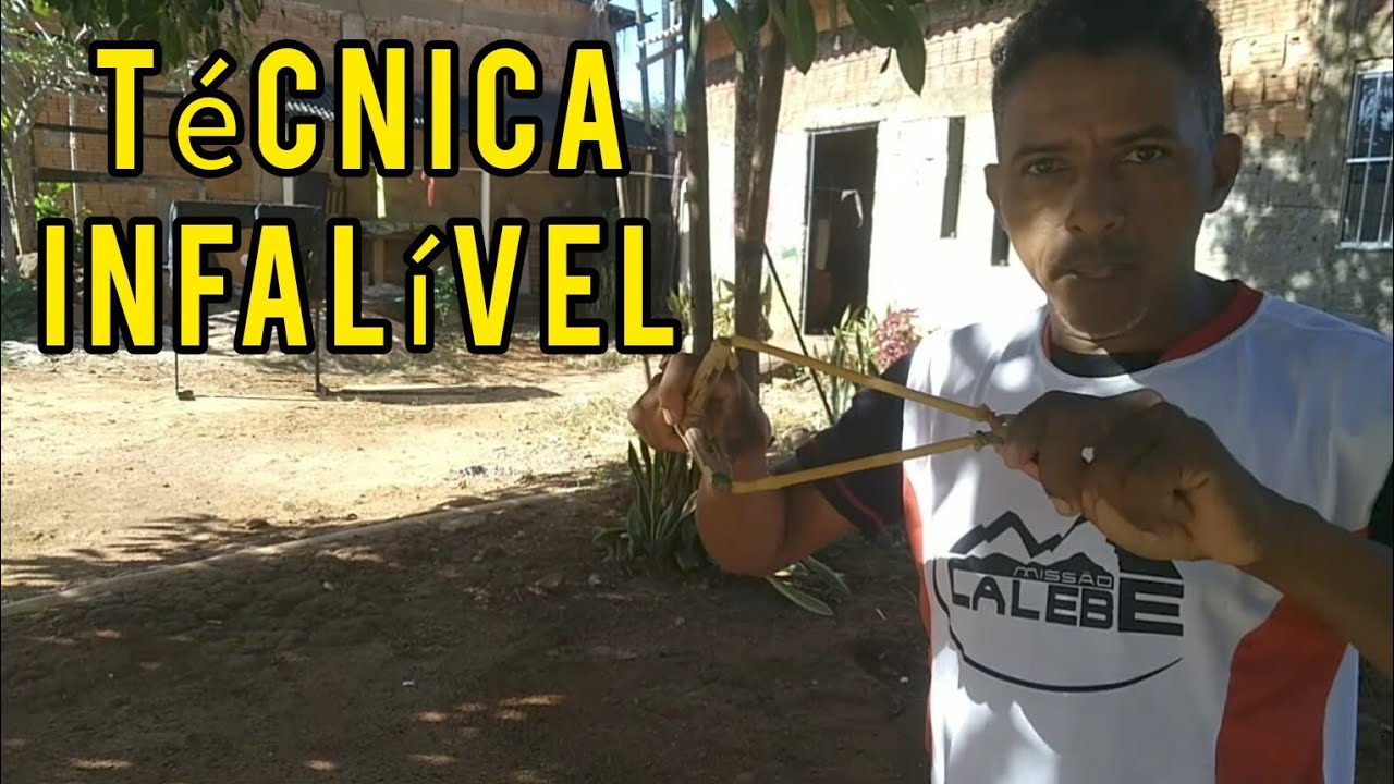 COMO  MIRAR COM ESTILINGUE NA PRÁTICA