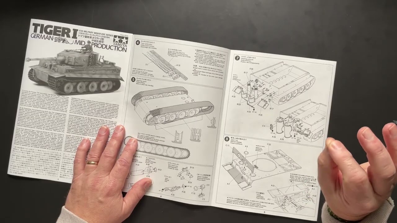 Tamiya 1/35 German Tiger 1 - Mid Production - 35194 - Unboxing