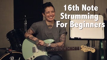 Guitar Tips & Tricks: #49 5 16th Note Strumming Examples for Beginners - Jen Trani