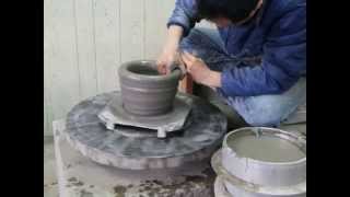 手洗い鉢(洗面ボウル）　製作過程