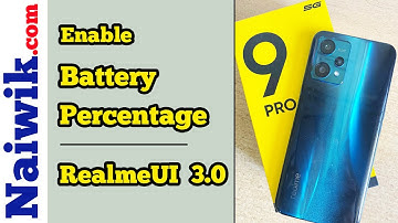 Show Network Speed & Battery Percentage in Realme 9 Pro 5G || RealmeUI 3.0