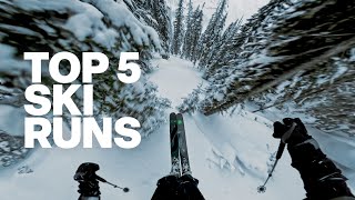 My Top 5 Ski Runs of 2023  GoPro POV [4K]