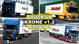 Ets2 1.48 Trucks X Krone V1.2 - Addon 1 Skin Mod