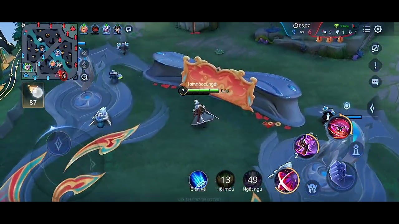 Vid đầu tiên, ko biết làm gì nên đăng tạm trận lq