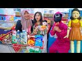 JAJAN SESUAI NAMA SQUID GAME 😱 ES KRIM,SUSU,DAN MINUMAN