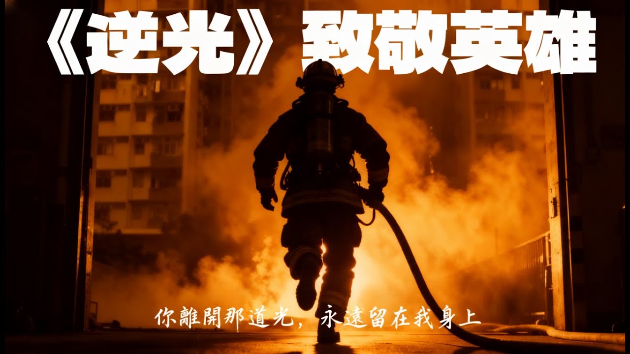 《逆光》致敬宏福苑殉職英雄｜台灣人原創粵語歌：有人選擇走進黑暗，讓我們看見了光 (Official Lyric Video)