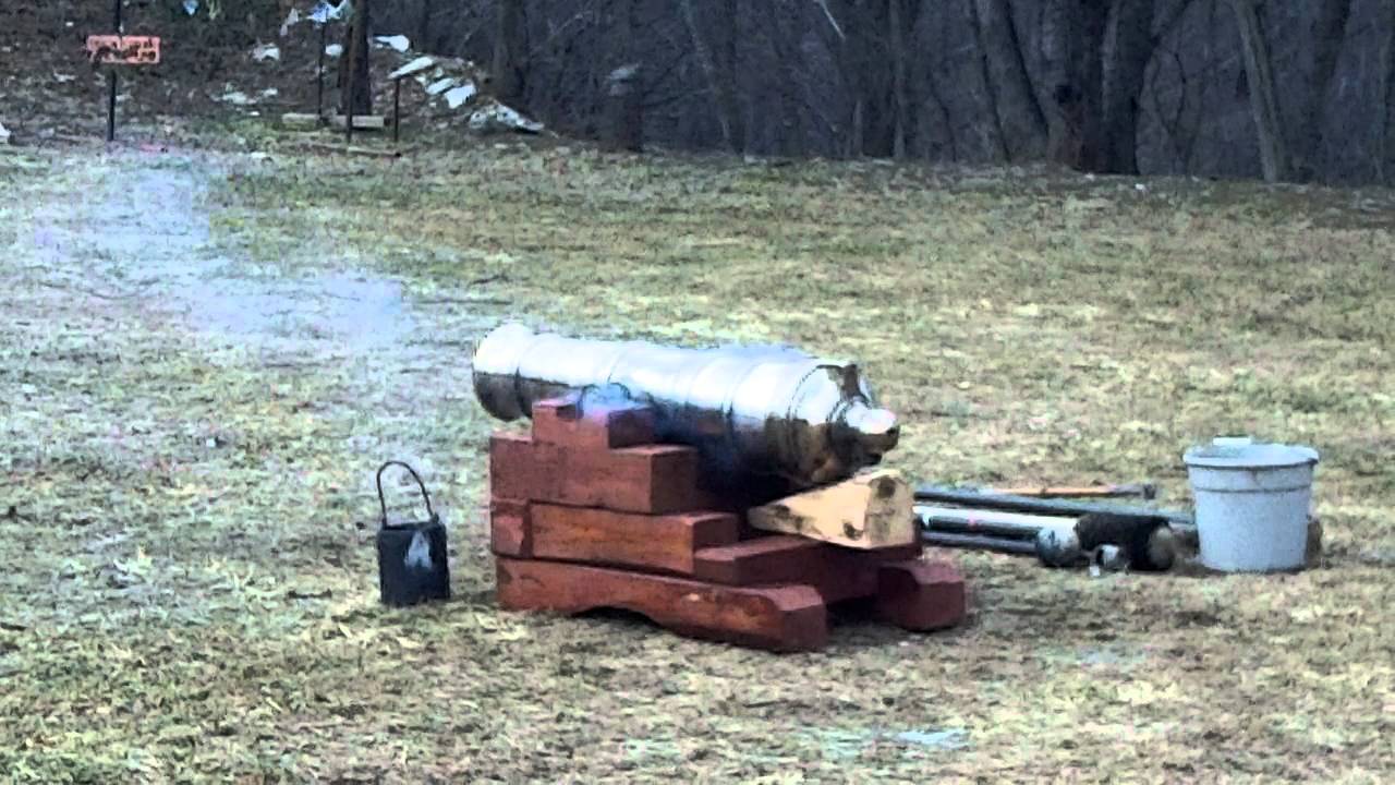 Antique 230 year-cld Bronze Cannon Fires for first time in two Centuries!