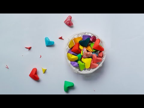 Origami heart /Origami 3D heart/Origami easy -lucky heart tutorial