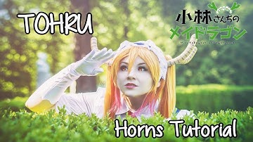 Tohru - Miss Kobayashi Dragon Maid Cosplay - horns tutorial