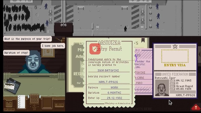 Papers, Please (2021) - Gameplay (PC HD) [1080p60FPS] 