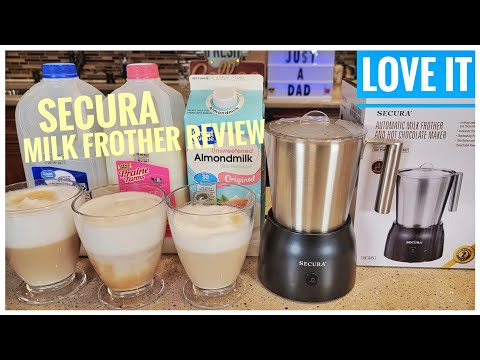 REVIEW Secura Detachable Milk Frother for Coffee Latte Cappuccino Hot Chocolate