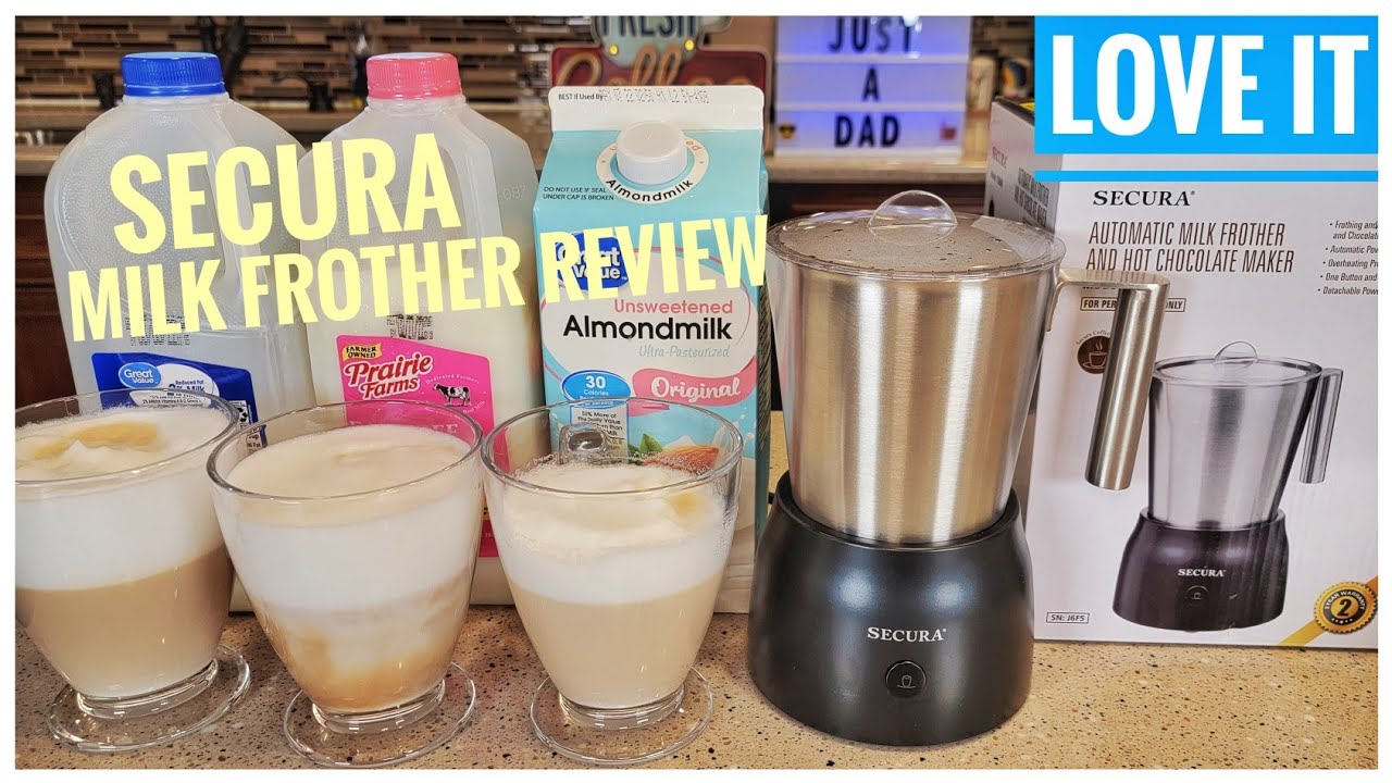 REVIEW Secura Detachable Milk Frother for Coffee Latte Cappuccino