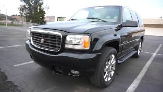 2000 Cadillac Escalade First Generation 5.7 V8 Platinum Ed 20" Wheels