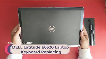 dell Latitude E6520 Laptop keyboard replacing in Just 3 Minutes 😯