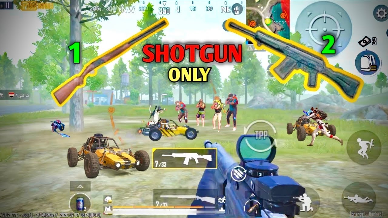 GYRO  TRIED TO  ONLY SHOTGUN CHALLENGE🔥 | PUBG MOBILE