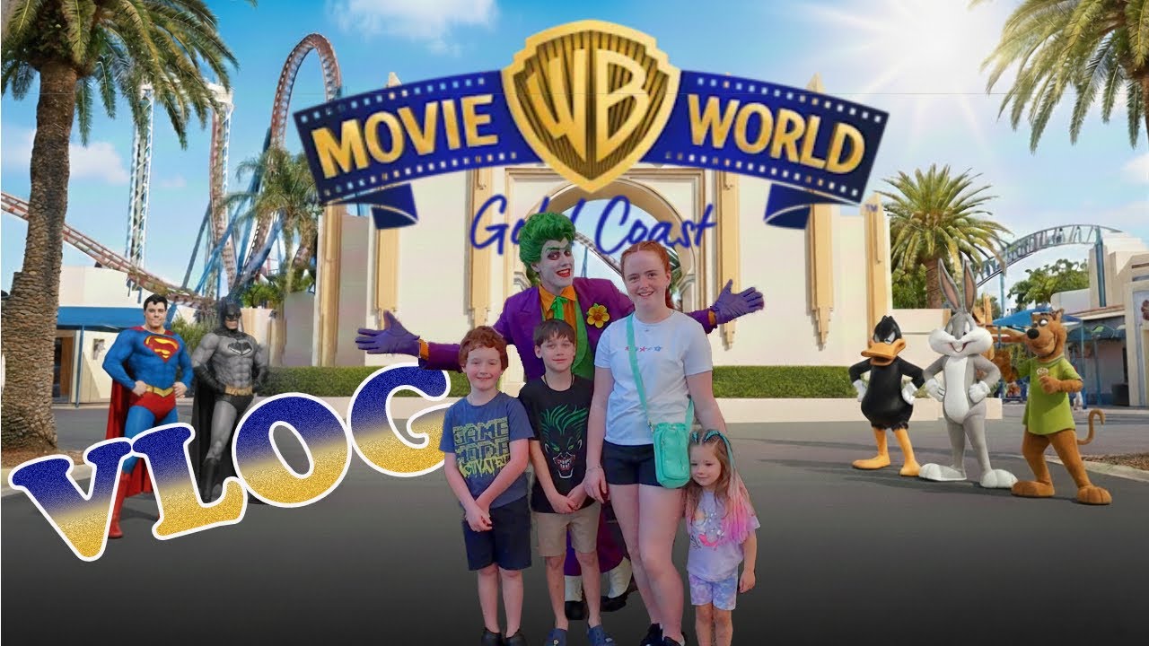 Видеоблог о Warner Bros Movie World Gold Coast — аттракционы, персонажи и развлечения для всей се...