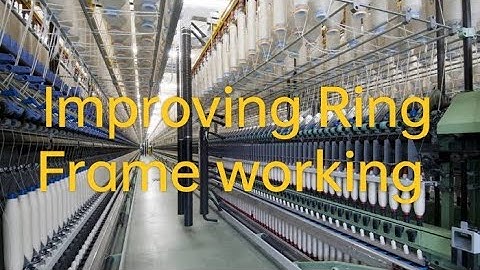 Mastering Ring Frame Yarn Breakage Control Techniques in spinning textile #isreal #gaza