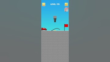 Draw Bridge puzzle level 175 #game #bridge #games #gameplay #drawing #gaming #shortvideo #shorts