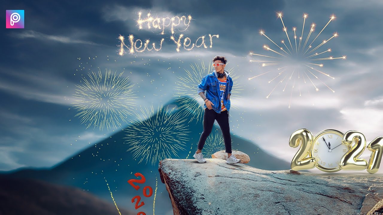 Happy New year 2021 special Photo Editing tutorial - Shipan Edits