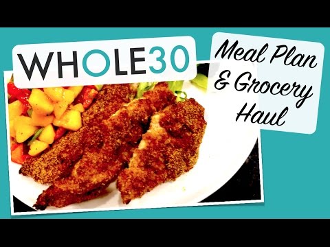 Aldi Grocery Haul & Meal Plan WHOLE30