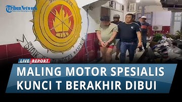 Akhir Sepak Terjang Maling Motor Spesialis Kunci T, Beraksi di 3 Lokasi di Surabaya Berujung Dibui