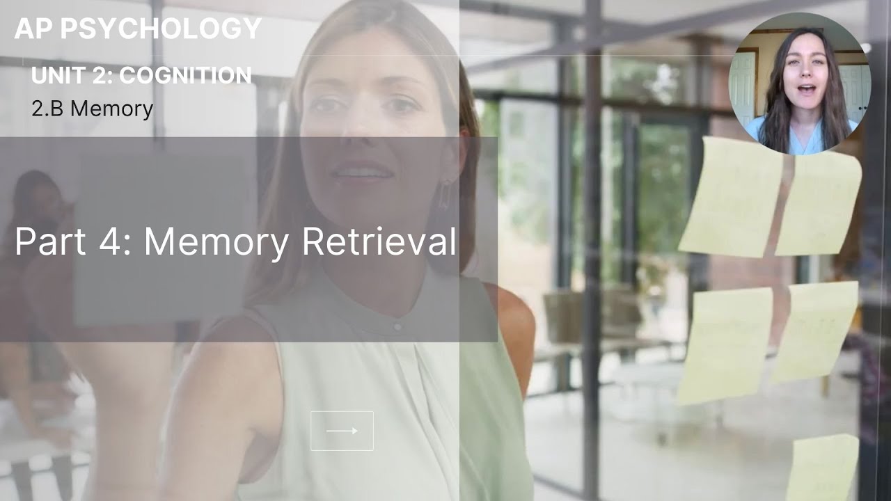 Unit 2B Part 4 Memory Retrieval (Updated 2025) - YouTube