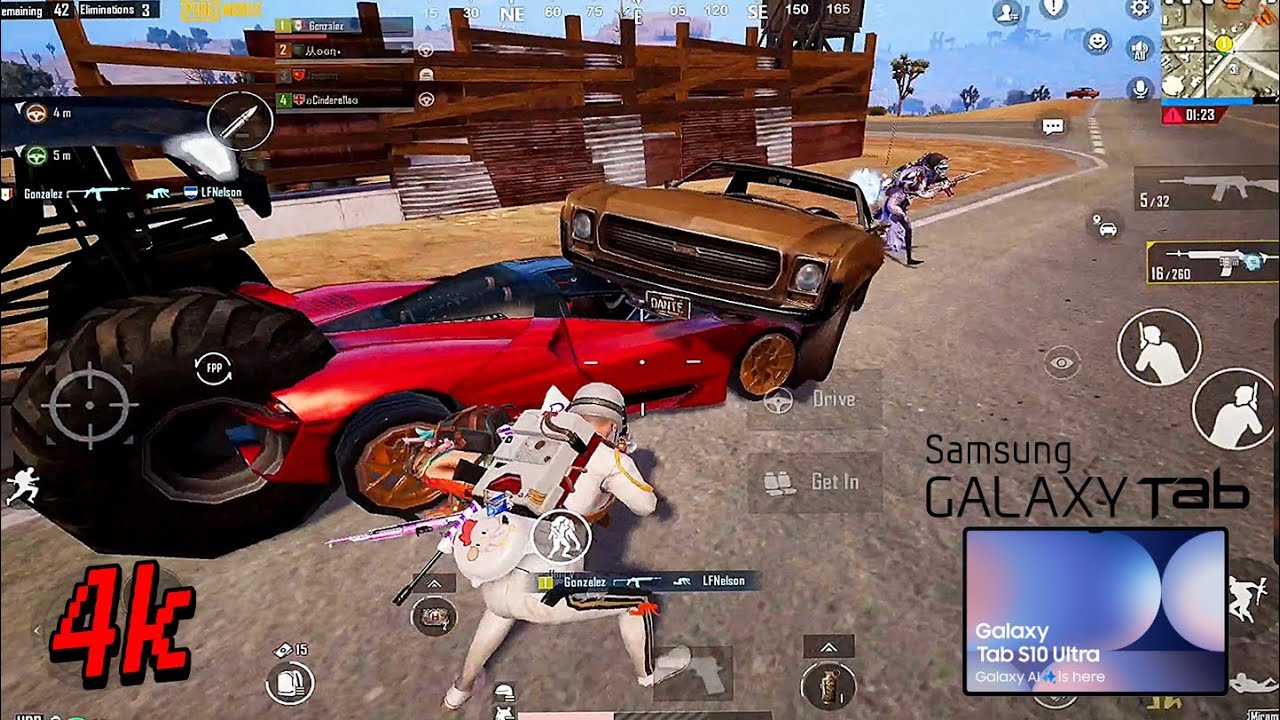 Pubg Mobile Fun with the Squad 4K Gameplay Max Graphics - YouTube