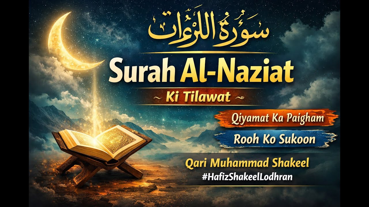 Surah al Naziat | Surah al Naziat ki telawat | quran pak ki tilawat 