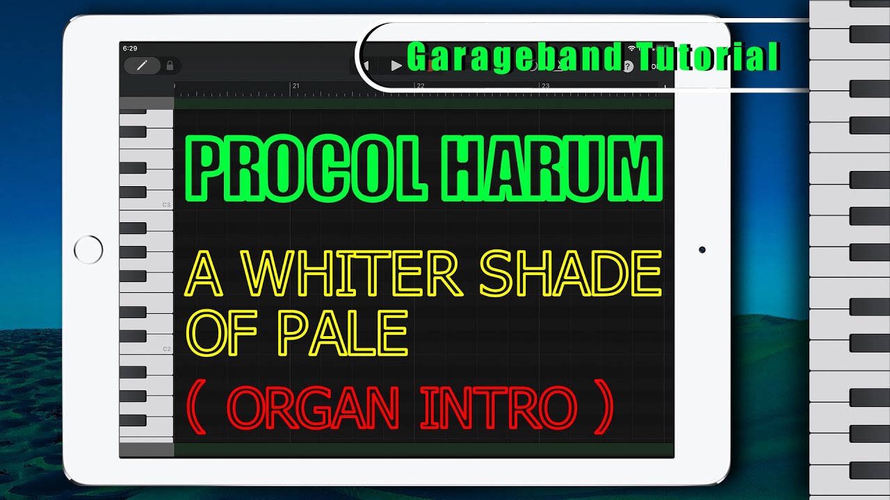 Procol Harum A Whiter Shade Of Pale intro) Remake in