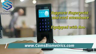 SlimBeast (i34) - Fingerprint Time Attendance and Door Access Control System | Cams Biometrics
