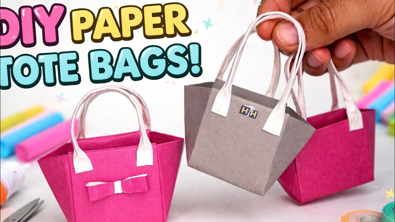 From paper to perfection 👜✨wait till d end #Craft#Mini#Bag#Shorts#Handmade#Art#diy#Reels#satisfying