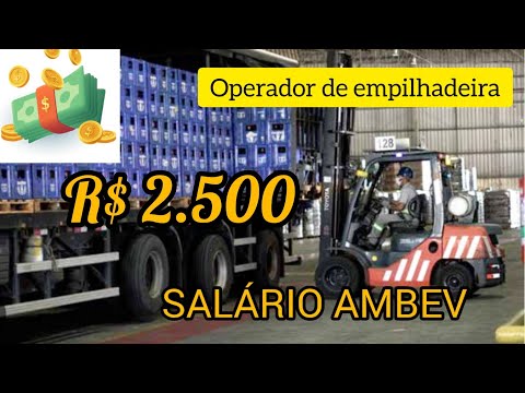 Salário de operador de empilhadeira na Ambev, 2024 [ Como que é trabalhar cervejaria]