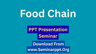 Food Chain PPT Presentation Seminar Free Download 