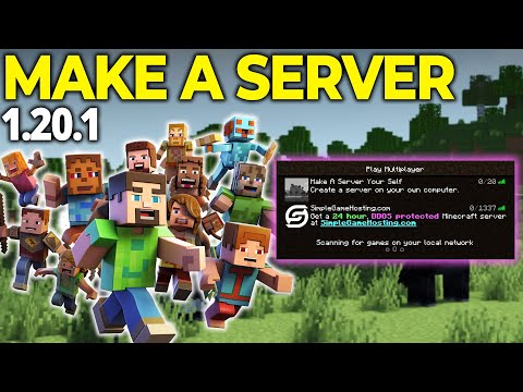 How To Make a Server in Minecraft 1.20.1 