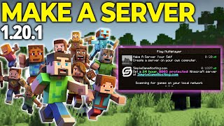 How To Make a Server in Minecraft 1.20.1 screenshot 1