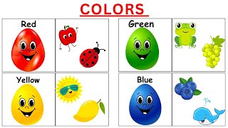 Learn Colors with Eggs | Colors learning activity for kids | Rainbow colors