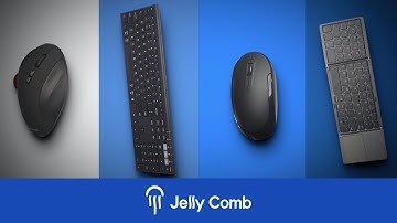 Type, Click & Connect with Jelly Comb Wireless Keyboard and Mouse