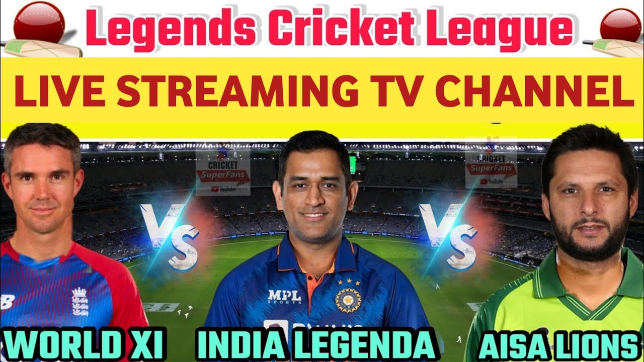 legends cricket league live streaming