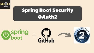 Spring Security | Oauth2 Implementation using GitHub | How to add OAuth2 in SpringBoot | GitHub
