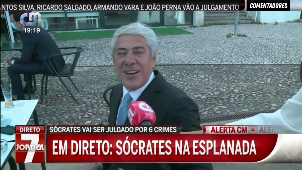 ALERTA CM: Sócrates na esplanada