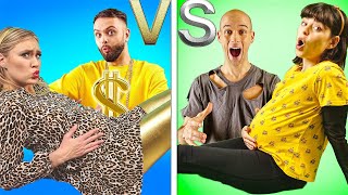 KEHAMILAN SI KAYA vs SI BOKEK || Situasi & Perjuangan Lumrah Masa Kehamilan oleh Gotcha! Go