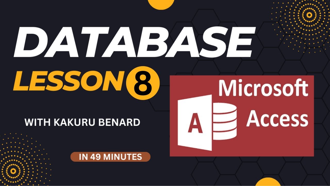 ⁣Everything You Need to Know about Microsoft Access Database; on Tables Queries Forms and Reports.