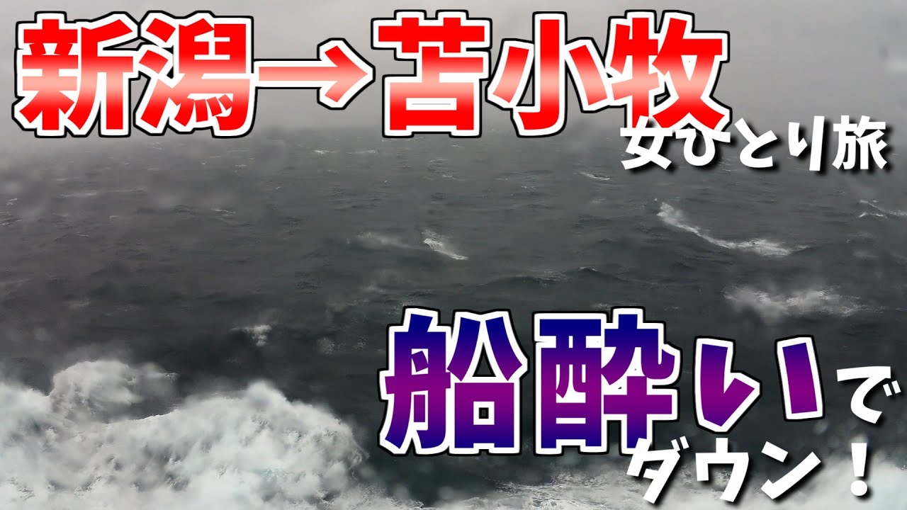 【女ひとり旅】新日本海フェリーで行く、新潟→苫小牧の旅！