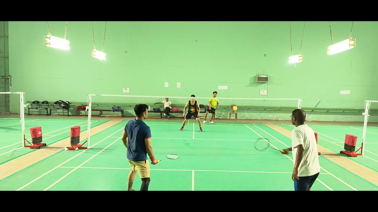 DOCTOR & STAFF vs. PUSHPENDER & ABHISHEK (WINNER) BADMINTON DOUBLLES MATCH IIT ROORKEE (24-25 POINT)